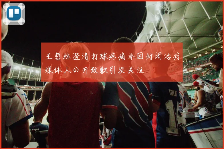 王哲林澄清打球疼痛非因封闭治疗媒体人公开致歉引发关注